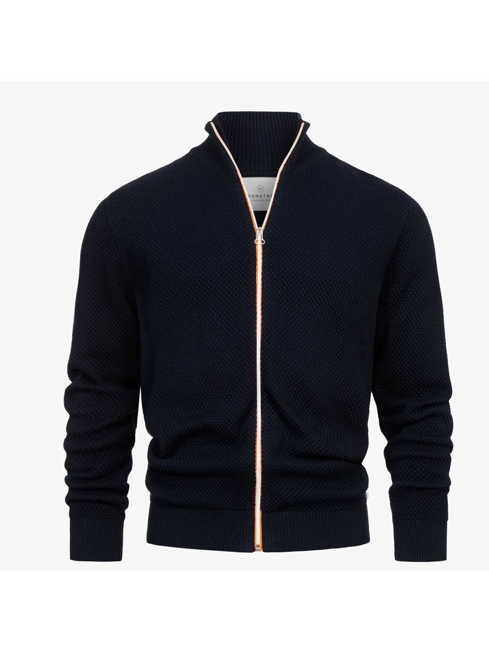 KRONSTADT Herren Erik Zip Cardigan Sweater
Full-zip Cardigan in 100% Cotton